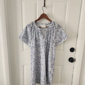 Ladies Cotton Floeal Print Dress